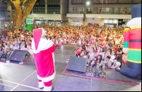 Programação do Natal Encantado de Joaçaba terá programação sábado e domingo.